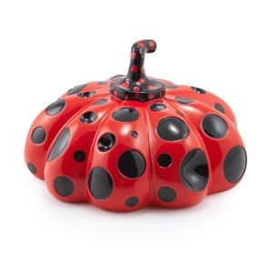 Red Pumpkin Black Polka Dot Sculpture Naoshima Island Exclusive Edition